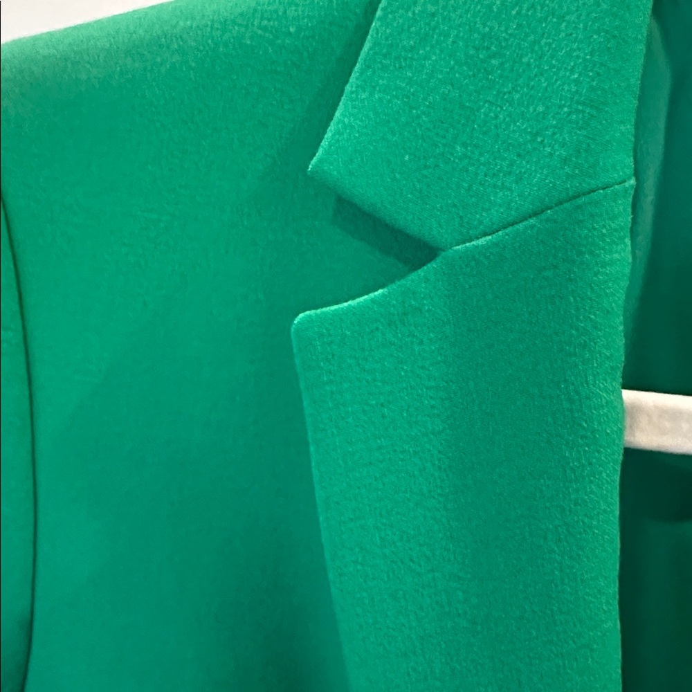 Banana Republic Green Wool Single-Button Blazer size 2 - Picture 4 of 12